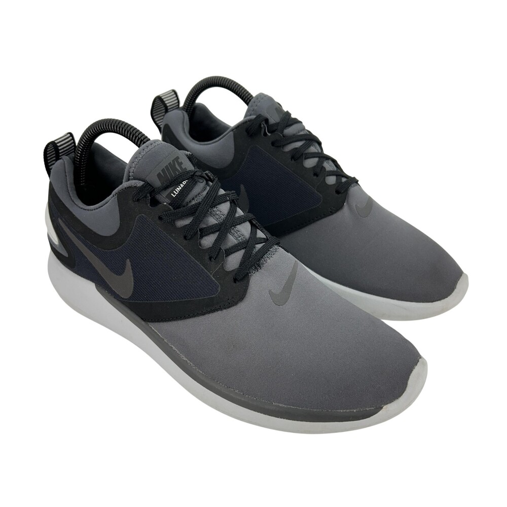 Nike LunarSolo Shoes Mens Size 8 Gray Black Running Sneakers AA4079-012